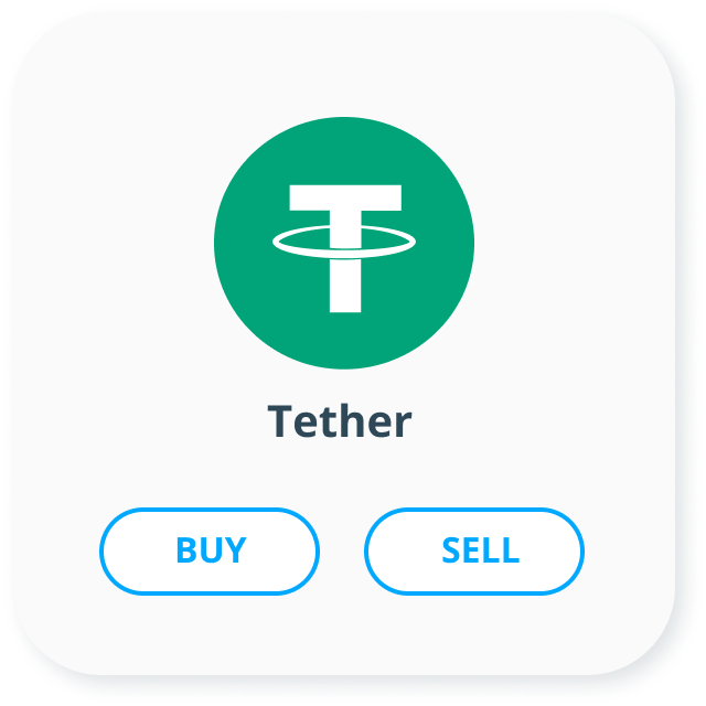 Buy Thether button